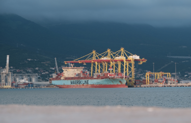 Одно из судов Maersk в порту Новороссийска. Фото: Pexels
