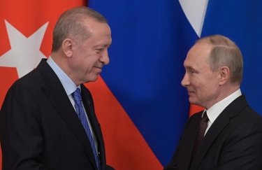 Президент Туреччини Реджеп Тайїп Ердоган і президент РФ Володимир Путін