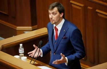 Алексей Гончарук в парламенте. Фото: Reuters