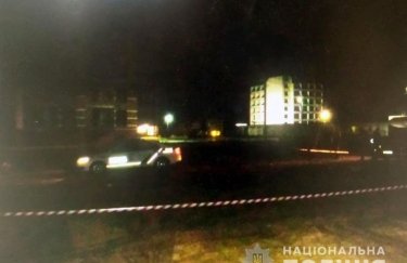 На месте убийств полицейского в Чернигове. Фото: Нацполиция