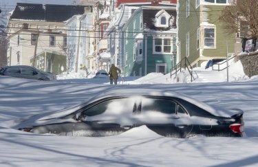 Аномальный снегопад в Канаде. Фото: The Canadian Press