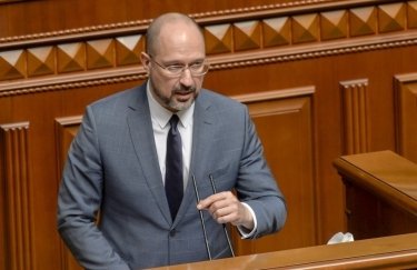 Премьер-министр Денис Шмыгаль в Верховной Раде. Фото: пресс-служба Кабмина 