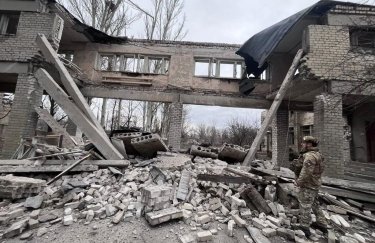Разрушения в Донецкой области. Фото: Игорь Мороз / Telegram Донецкая область, здание, разрушения