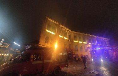 В Киеве горел бар Gnezdo