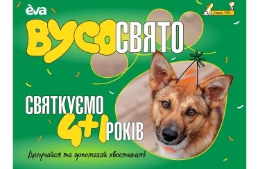 ВусоСвятковий вішлист для хвостиків. EVA та Happy Paw запустили ювілейний збір на допомогу тваринам у притулках