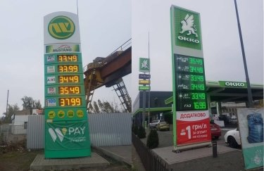 В Украине второй день подряд дешевеет бензин и дизтопливо