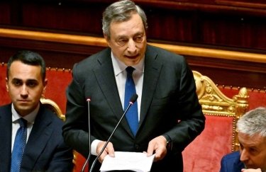 Сенат Італії висловив довіру прем'єр-міністру Драгі, який хотів піти у відставку