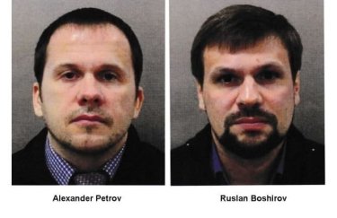 Опубликованы фото россиян, подозреваемых в отравлении Скрипалей