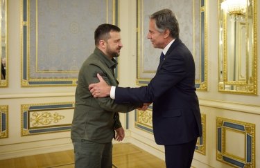 Президент Украины Владимир Зеленский провел встречу с государственным секретарем США Энтони Блинкеном. Фото: пресс-служба ОП Президент України Володимир Зеленський провів зустріч із державним секретарем США Ентоні Блінкеном