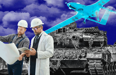 Ілюстрація: Delo.ua Перші ластівки. Як Rheinmetall та Baykar в Україні стимулюватимуть економіку та змінюватимуть український ВПК