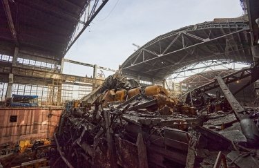 Повреждена ТЭС ДТЭК после российской атаки. Фото: dtek.com