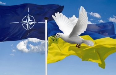 НАТО, Україна, флаг