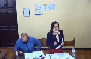 Людмила Шмальченко выступила 26 марта в суде. Скриншот из видео