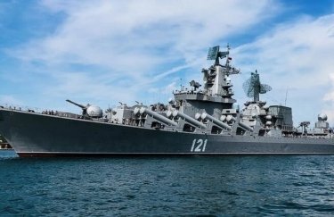 Опубліковано супутникові знімки місця затоплення російського крейсера "Москва"