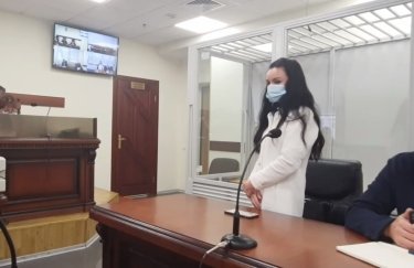 Оксана Царевич. Скриншот из видео заседания суда