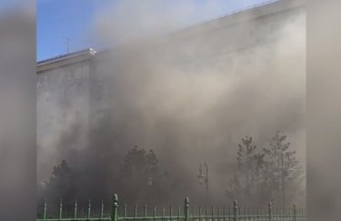 В центре Москвы полыхает пожар (ВИДЕО)