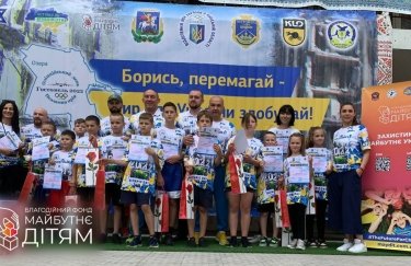 БФ “Майбутнє – дітям” поддержал проведение “Олимпийского дня – 2022” в пострадавшем от оккупации Гостомеле