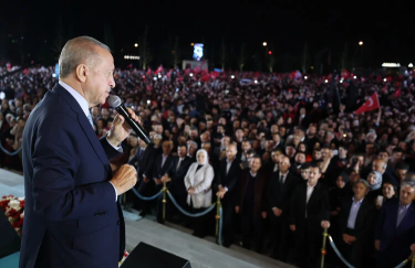 Президент Турции Реджеп Тайип Эрдоган. Фото: Anadolu Теперь официально: президентом Турции стал Эрдоган. Его соперник назвал выборы "несправедливыми"