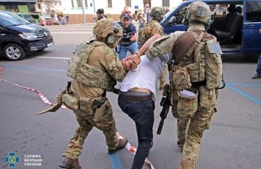 Задержание террориста в Киеве. Фото: СБУ