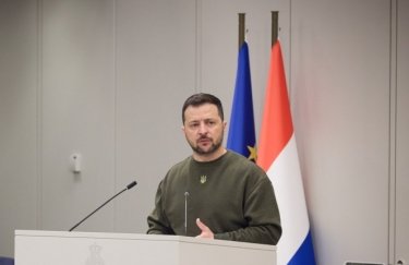 Владимир Зеленский во время визита в Нидерланды Фото: ОП