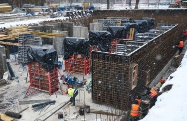 Будівельний майданчик підземної школи у Харкові. Фото: Харківська міська рада/Telegram Будівельний майданчик підземної школи у Харкові. Фото: Харківська міська рада/Telegram