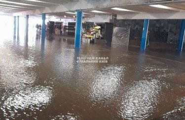 У Києві біля метро "Дорогожичі" прорвало мережу водопостачання: станція відновила роботу (ВІДЕО)