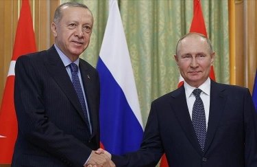 Президент Росії Володимир Путін і його турецький колега Реджеп Таїп Ердоган
