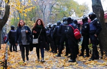 Столкновение в горсаду Одессы: пострадало 20 полицейских