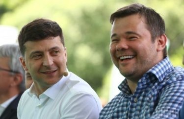 Владимир Зеленский и Андрей Богдан. Фото: kordon.in.ua