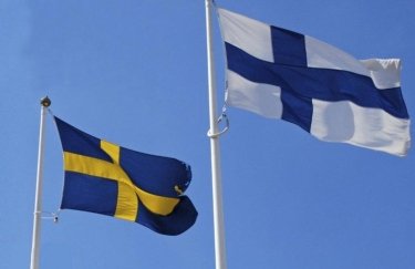 нато, фінляндія, Швеція, прапори
