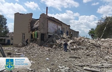 Донецкая область, школа, разрушения