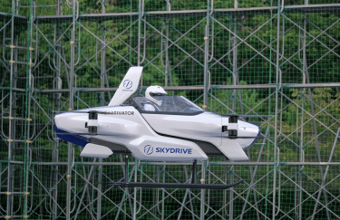 Летательное авто SD-03 во время демонстрационного полета. Фото: SkyDrive