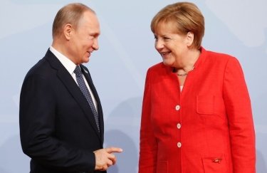 Меркель и Путин обсудили транзит газа через Украину после запуска "Северного потока-2"