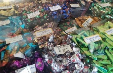 Российские конфеты в Украине
