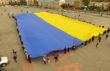 Флаг Украины. Фото: Артем Гребенюк / Facebook