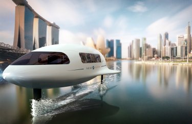Швейцарский стартап разрабатывает "летающую" яхту на водороде