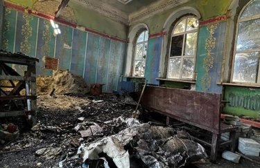 Фото: ГУ ГСЧС в Харьковской области пожар купянск вокзал после обстрела