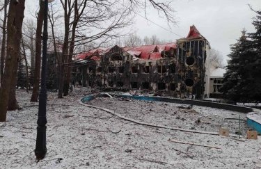 оккупанты били по детскому оздоровительному лагерю. Фото: пресс-служба Харьковской ОВА