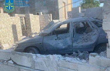 Последствия обстрелов. Фото: Херсонская областная прокуратура Три человека пострадали в результате российских обстрелов на Херсонщине