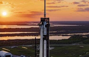 Ракета Falcon 9. Фото: SpaceX / Twitter Ракета Falcon 9