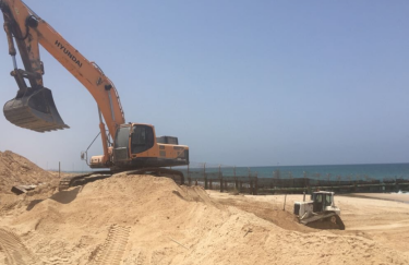 Израиль сооружает морской барьер на границе с сектором Газа