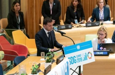 "Устойчивое развитие невозможно под звуки выстрелов" — Зеленский выступил на Саммите ООН