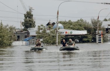 Уровень воды в Херсоне снизился на 60 сантиметров