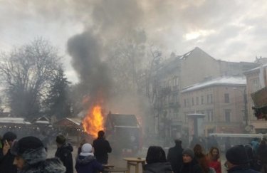 Полиция возбудила уголовное дело из-за пожара на ярмарке во Львове