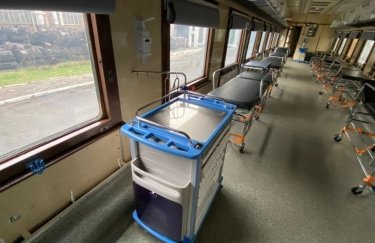 В Україні почав курсувати евакуаційний медичний поїзд (ФОТО)