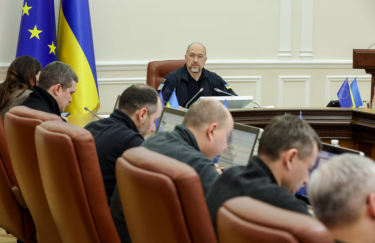 Премьер-министр Украины Денис Шмыгаль на заседании правительства. Фото: правительственный портал В Украине утвердили порядок и методологию оценки проектов со значительными инвестициями