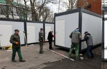 Во Львове устанавливают первый контейнерный городок для переселенцев