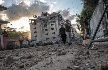 Последствия израильского авиаудара по Газе 17 мая. Фото: GettyImages