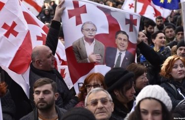 В Тбилиси прошли протесты против результатов президентских выборов