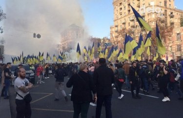 В Киеве ветераны АТО проводят акцию "Нет капитуляции!" (ФОТО, ВИДЕО)